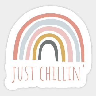 Just Chillin' Sticker